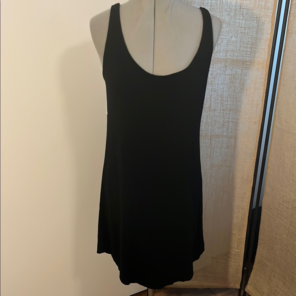 Hurley Black Relaxed Mini Tank Dress